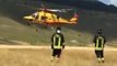 Castelluccio di Norcia (PG) - Cade col deltaplano, uomo soccorso con elicottero (22.07.21)