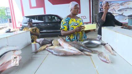 People about the problems of overfishing in West Africa