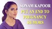 Sonam Kapoor puts an end to pregnancy rumors with her latest post