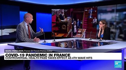 France: Controversial health pass takes effect as fourth wave hits