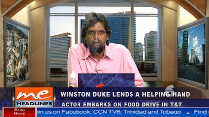 09 - Winston Duke lends a helping hand/ Fazeer Close