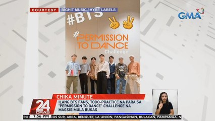BTS fans, todo-practice na para sa 'Permission to Dance' challenge na magsisimula bukas | 24 Oras