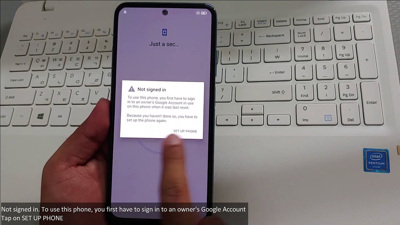Xiaomi Redmi Note 10 MIUI 12.5 FRP Unlock_Google Lock Bypass WITHOUT PC - NO SECOND SPACE(1080P_HD)_1
