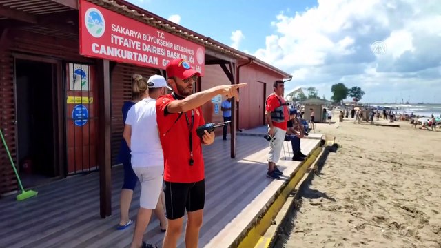 SAKARYA - Denize girişlere izin verilmiyor