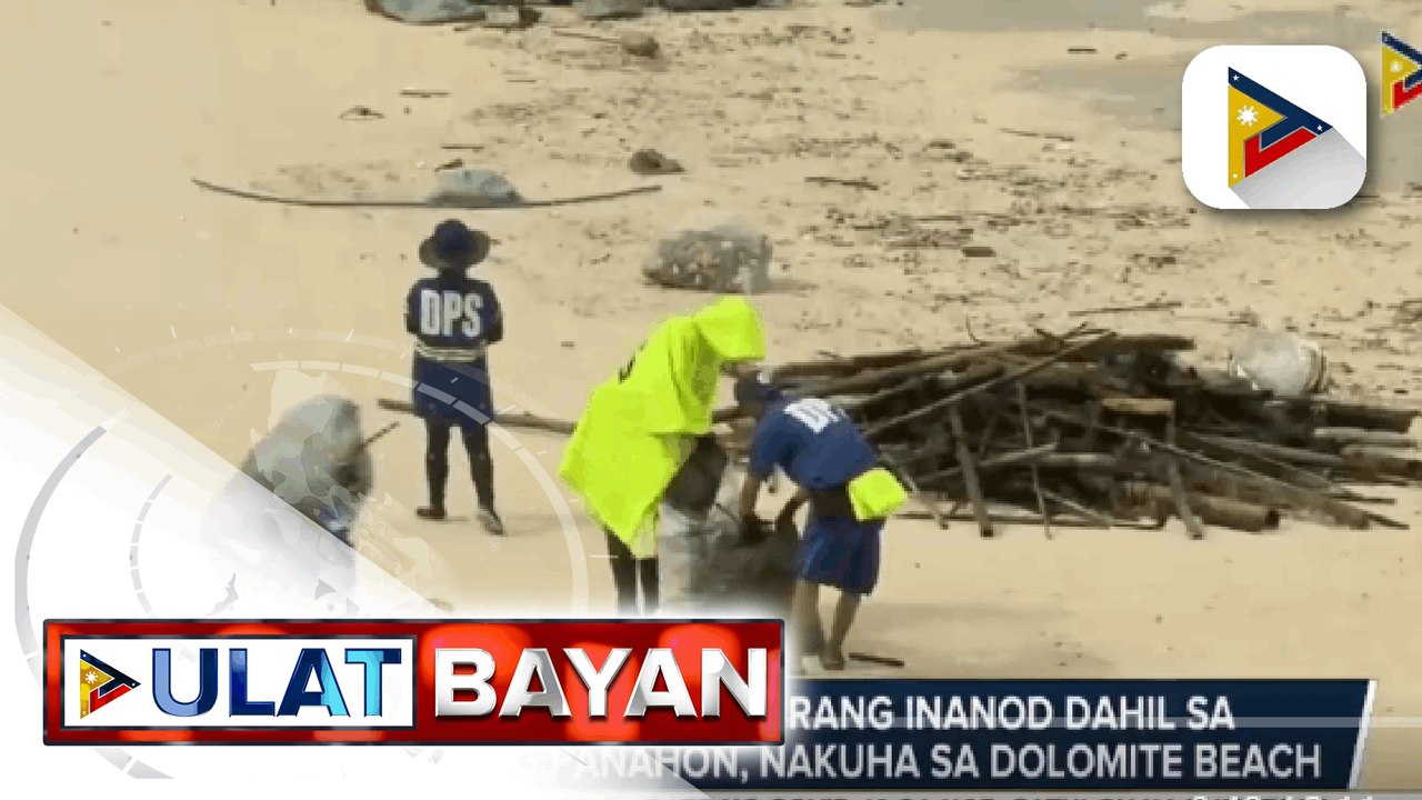 Saku-sakong basurang inanod dahil sa masamang panahon, nakuha sa Dolomite beach; Clean-up operation, agad isinagawa ng DENR