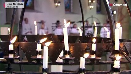 Utøya: König Harald und Königin Sonja gedenken Opfer