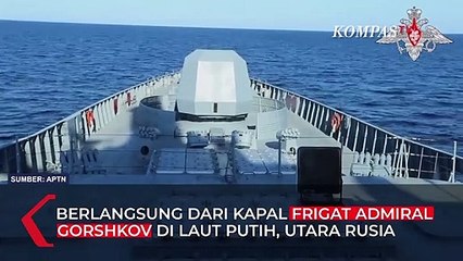 Militer Rusia Sukses Luncurkan Rudal Jelajah Hipersonik Zircon dari Frigat Admiral Gorshkov