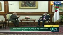 رئيس الجمهورية يستقبل رئيس السلطة الوطنية المستقلة للإنتخابات محمد شرفي