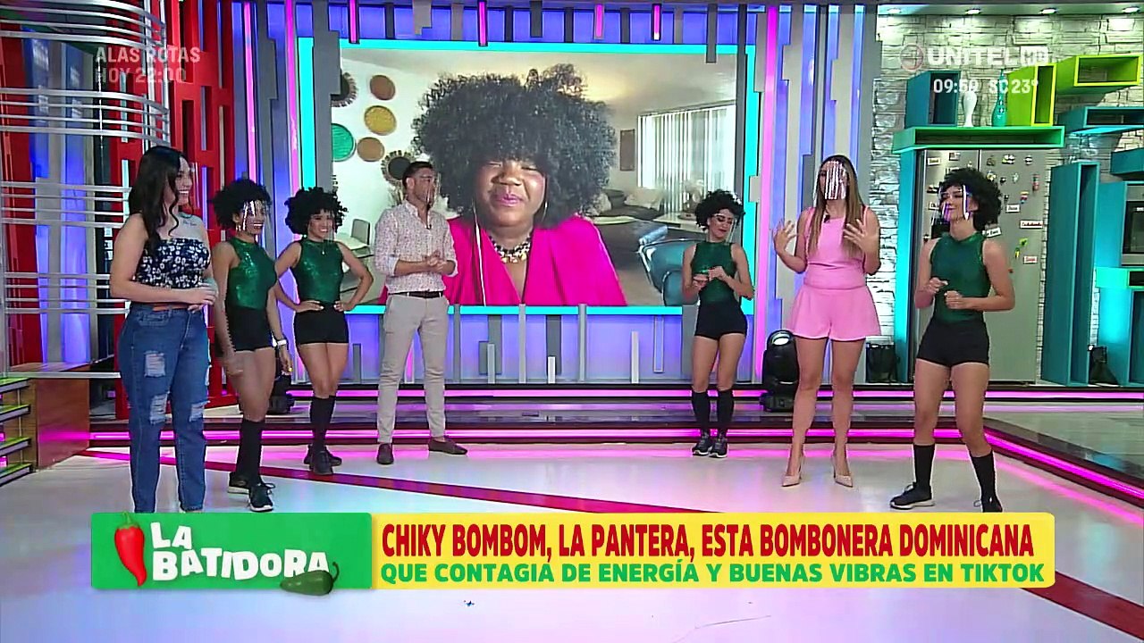 Nos contagiamos de la buena energía de la ‘Chiky Bombom’, la influencer que causa furor en Tik Tok