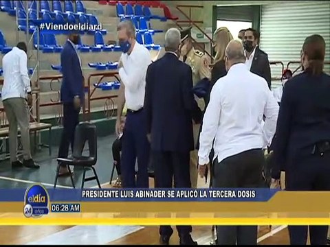 #ElDía / Presidente Luis Abinader se aplicó la tercera dosis de la vacuna / 22 de julio 2021