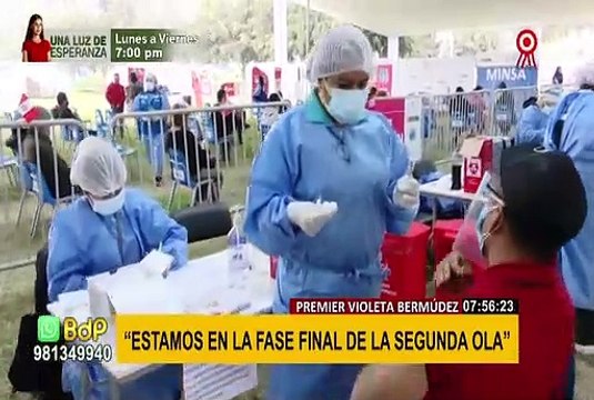 Premier Violeta Bermúdez sobre Sputnik V: Las vacunas deberían estar llegando a partir de agosto