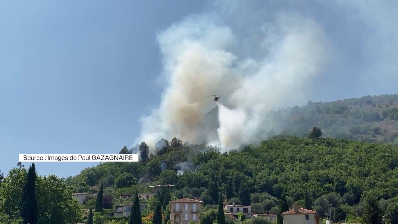1000 m2 de végétation brûlés par un incendie à Bar-sur-Loup, dans les Alpes-Maritimes