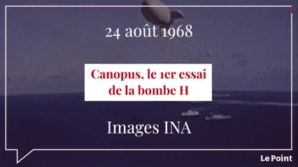 Août 1968 : le 1er essai de la bombe H sur l’atoll de Fangataufa