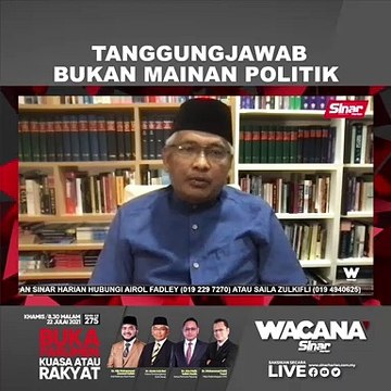 [SHORTS] Tanggungjawab bukan mainan politik