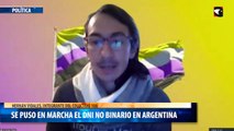 Se puso en marcha el DNI no binario en Argentina