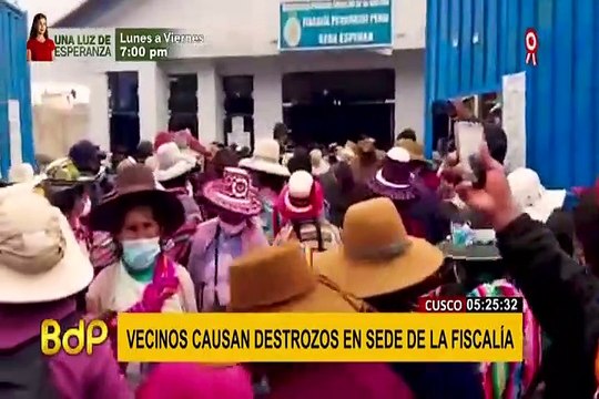 Cusco: ciudadanos irrumpieron en la sede de la Fiscalía ante indiferencia de las autoridades