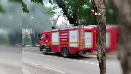 Seyir halindeki cip alevlere teslim oldu