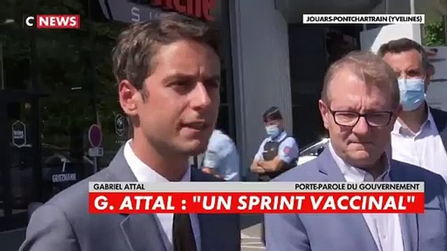 Gabriel Attal sur les possibles fraudes au pass sanitaire dans les restaurants: Les Français seront responsables. Il y aura des contrôles d’identité réalisés par les forces de l’ordre - VIDEO