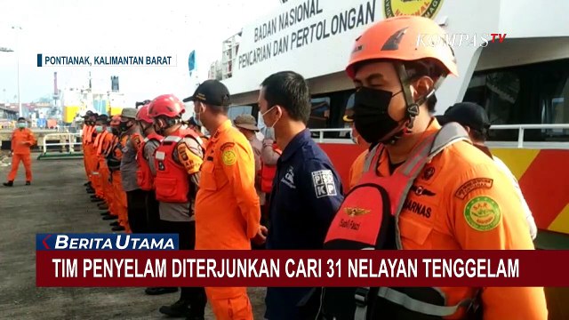 Tim Penyelam Cari Korban Kapal Tenggelam di Perairan Kalimantan Barat