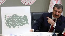 Bakan Koca, illere göre haftalık vaka haritasını paylaştı! Siirt alarm veriyor