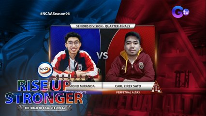 NCAA Season 96 online chess seniors division | Sato (UPHSD) vs. Miranda (CSJL) | Rise Up Stronger