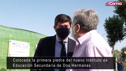 Primera piedra del nuevo Instituto de Educación Secundaria de Dos Hermanas