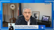 Sotto, aminadong mabigat niyang katunggali sa pagka-VP si Pang. Duterte kung sakali | Saksi