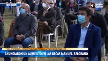 Fernández anunció un aumento en las becas Manuel Belgrano
