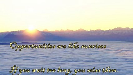 Beautiful Sunrise With Relaxing Music And New Hope To Your Life