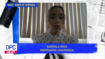 Roban a empresaria chiapaneca