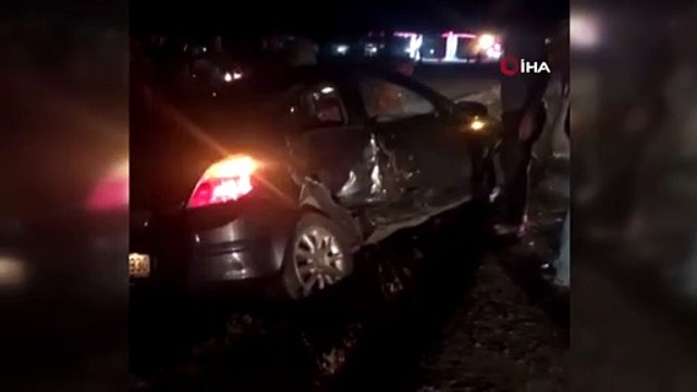 Direksiyon hakimiyetini kaybeden sürücü karşı şeride geçti: 5 yaralı