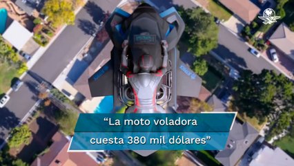 Este es el prototipo de la primera moto voladora