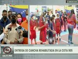 Sunad rehabilita cancha deportiva en el sector “La Quinta” de la Cota 905