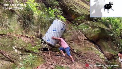Man Digs a Hole in a Mountain and Turns it Into an Amazing Apartment