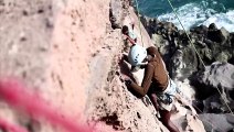 Coastal erosion threatens Senegal's rock climbing clique