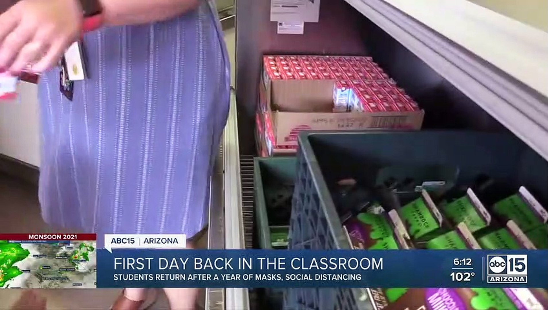 ⁣First day back in the classroom for thousands of Valley students 2021