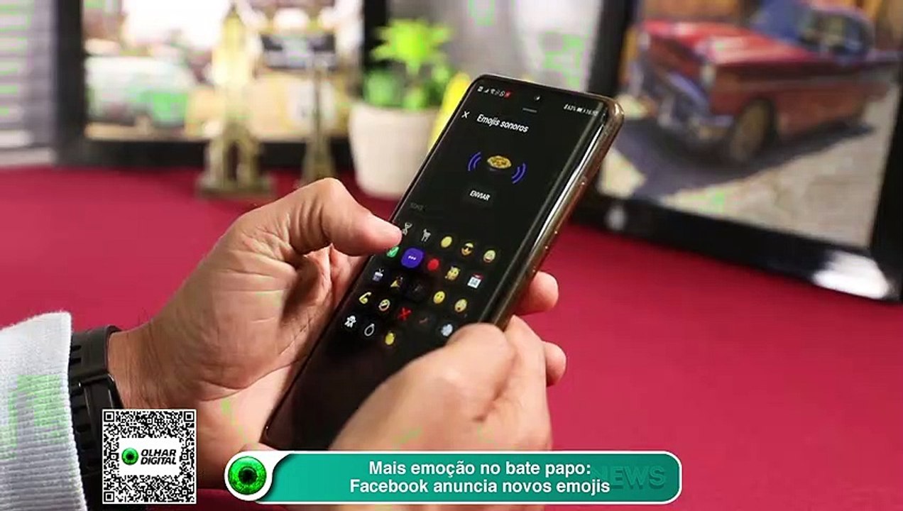 Mais emoção no bate papo Facebook anuncia novos emojis