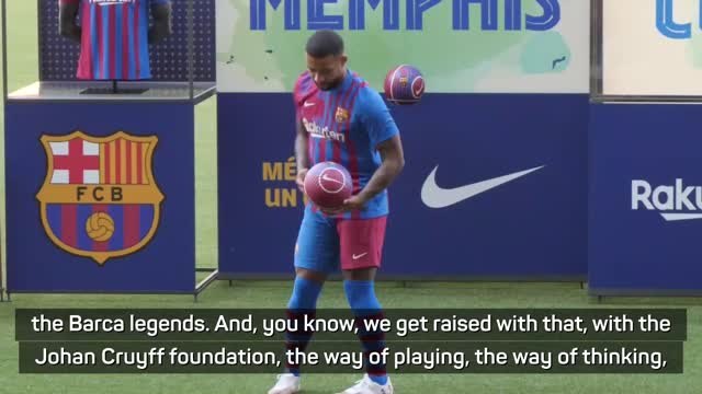 Depay's grandfather said he'd play for Barcelona