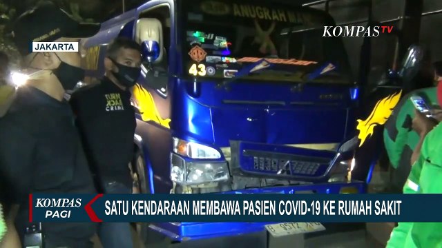 Kecelakaan Beruntun Libatkan 2 Minibus dan Truk Pengangkut Air, Salah Satu Mobil Bawa Pasien Covid