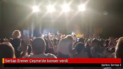 Sertap Erener Çeşme'de konser verdi