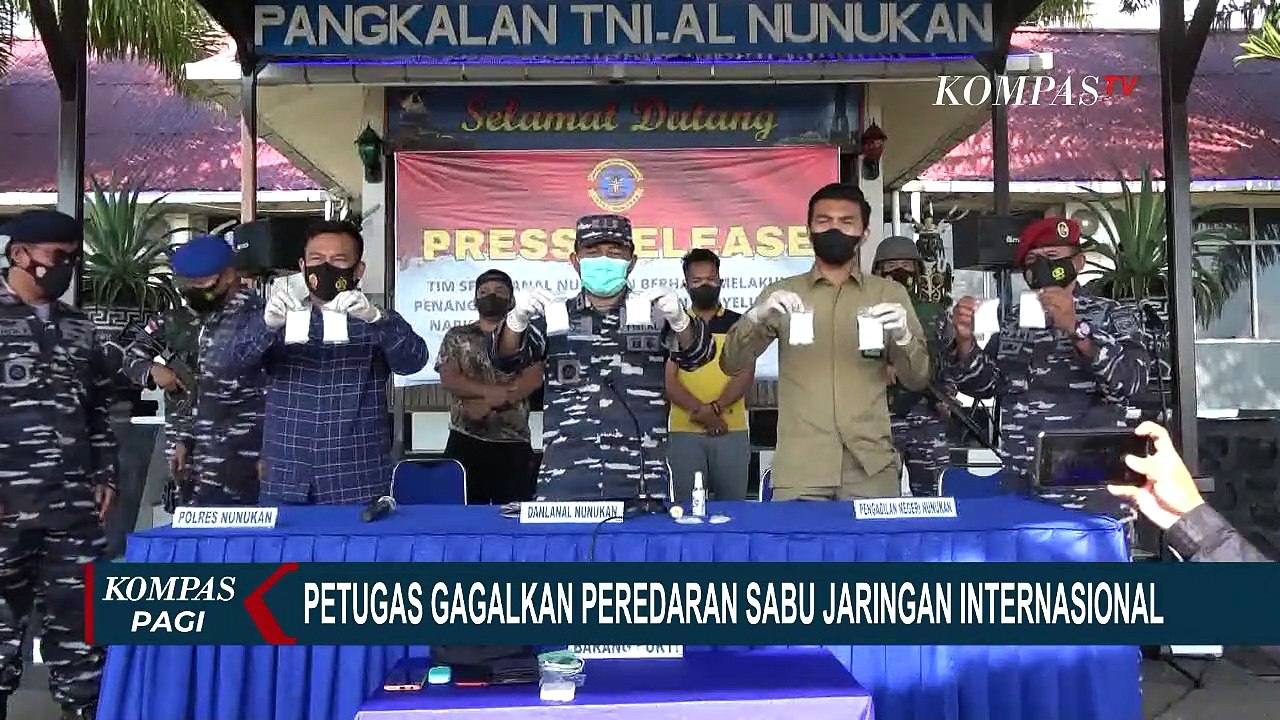 Tim Patroli Tangkap Pengedar Sabu Jaringan Internasional di Nunukan