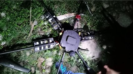 JK: Police shoots down drone in Akhnoor, recovers IED