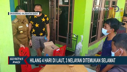 Empat Hari Bertahan di Tengah Laut, 3 Nelayan di Kalbar Selamat