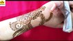 designer mehndi design - front hand flower henna mehndi - arabic henna मेहदी design - arebic belt henna mehndi design - Habiba Mehndi Art