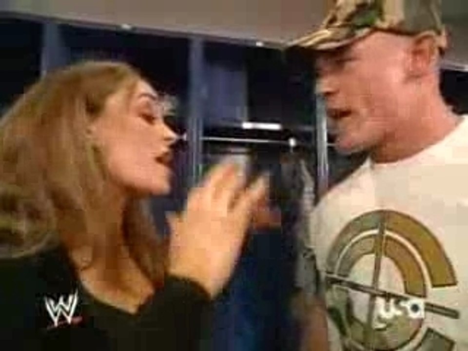 John Cena & Maria kiss scene
