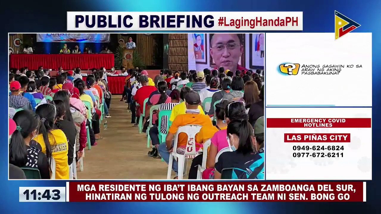 Mga residente ng iba't ibang bayan sa Zamboanga del Sur, hinatiran ng tulong ng outreach team ni Sen. Bong Go