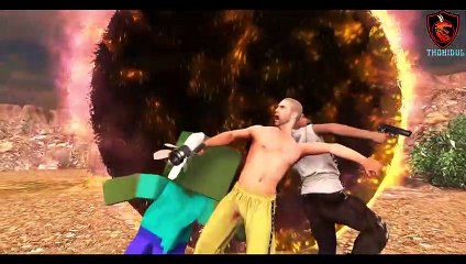 Noobs Vs Siren Head & Godzilla _ Portal gun 2 _ Pubg Animation2