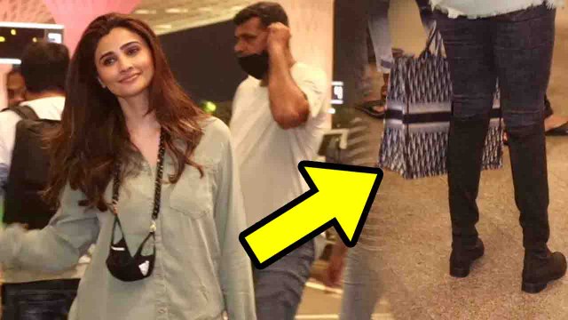 Salman की Actress Daisy Shah Hott look में Airport पर हुईं Spott | FilmiBeat