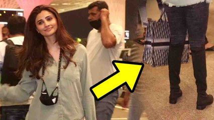 Salman की Actress Daisy Shah Hott look में Airport पर  हुईं Spott | FilmiBeat