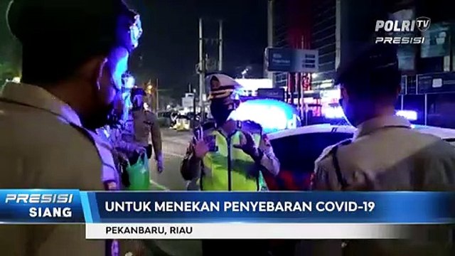 Apel Kesiapan & Pelaksanaan Penyekatan PPKM Mikro Darurat Polda Riau